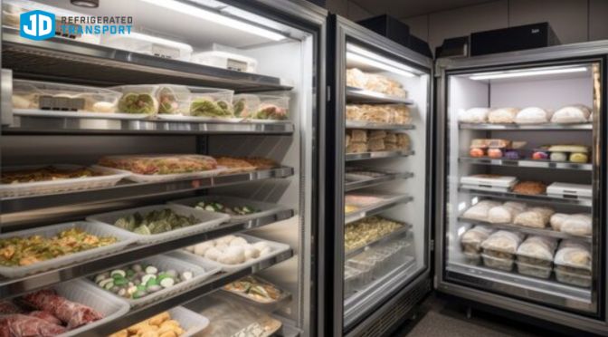 Refrigerated cold storage warehouse facility